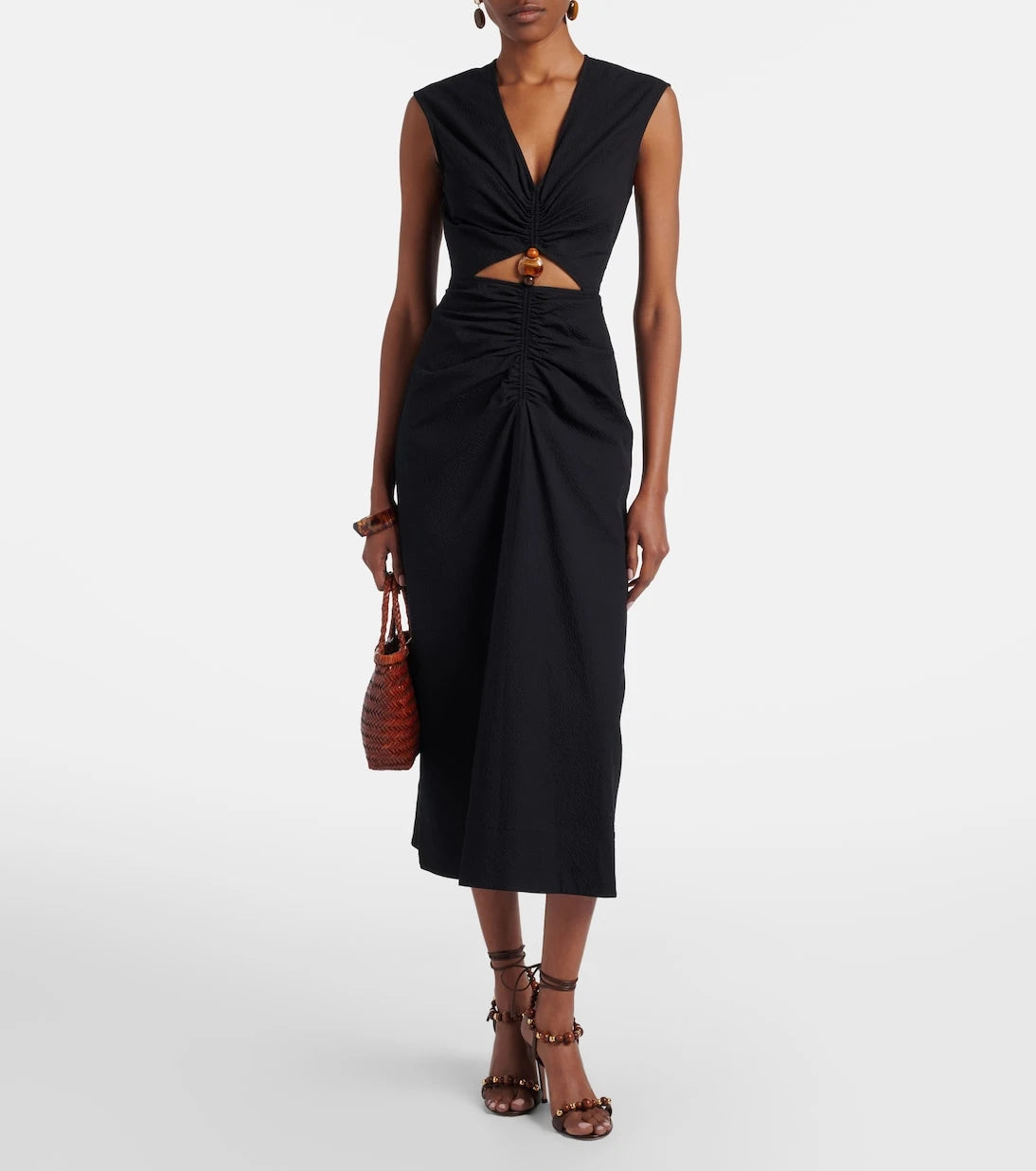 Veronica Beard - Marisabel cotton-blend midi dress