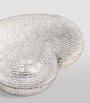Judith Leiber Silver L'Amour Petit Cœur Clutch Bag