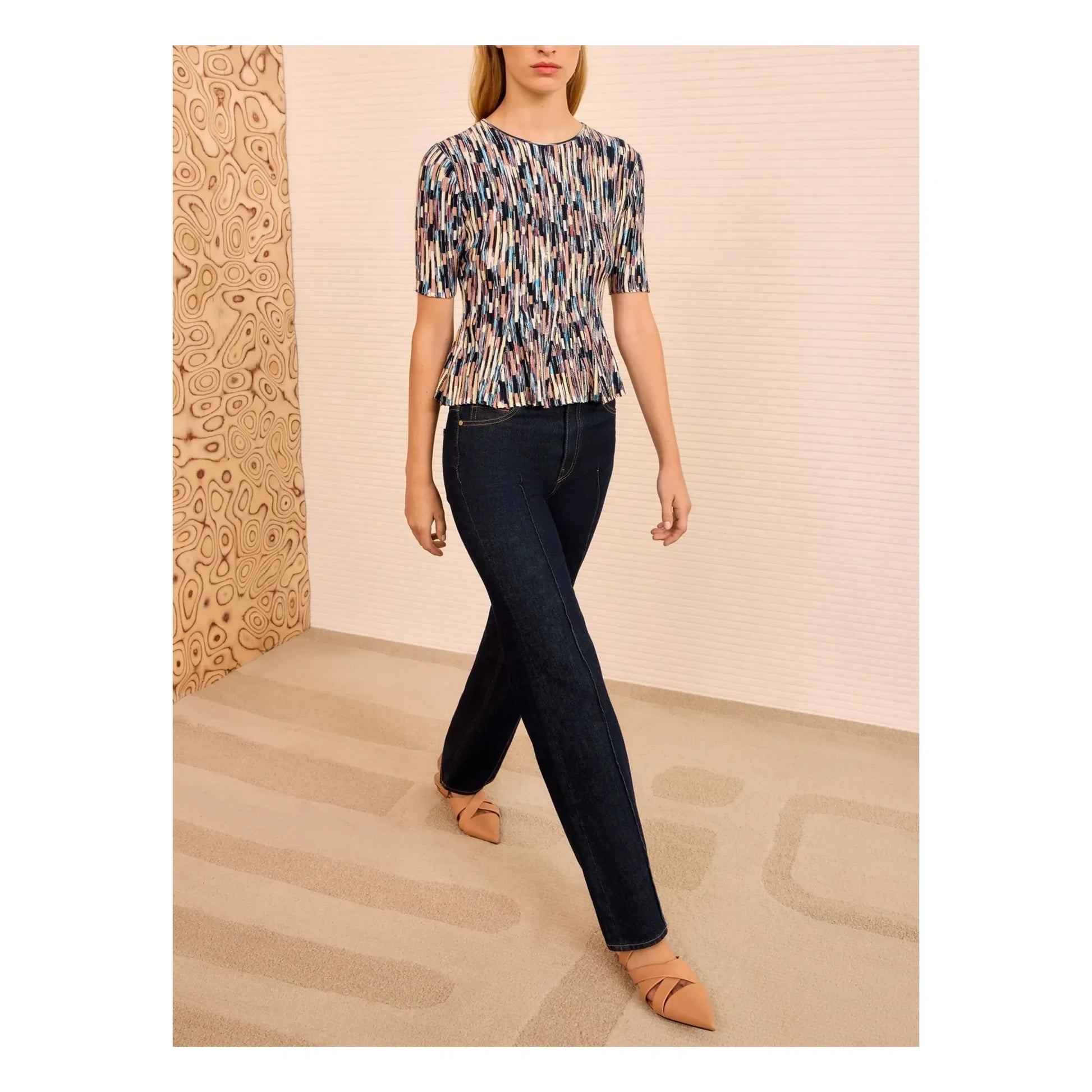 Ulla Johnson - Samira knit T-shirt | Blue