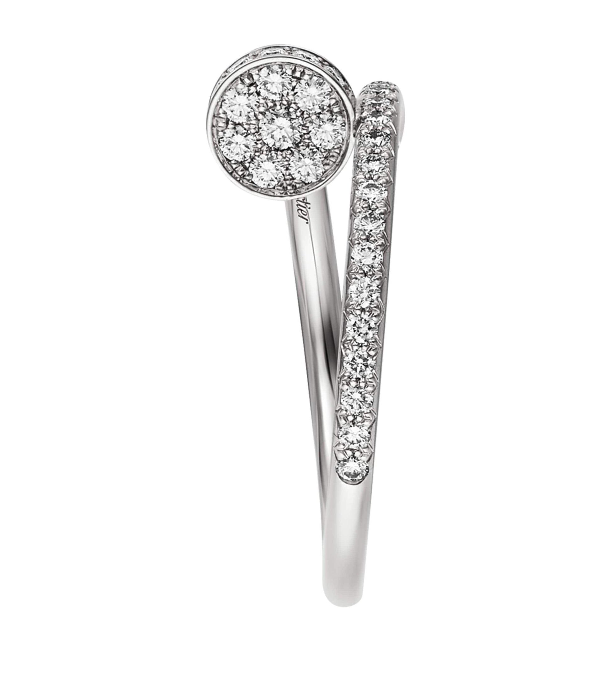 White Gold and Diamond Juste un Clou Ring