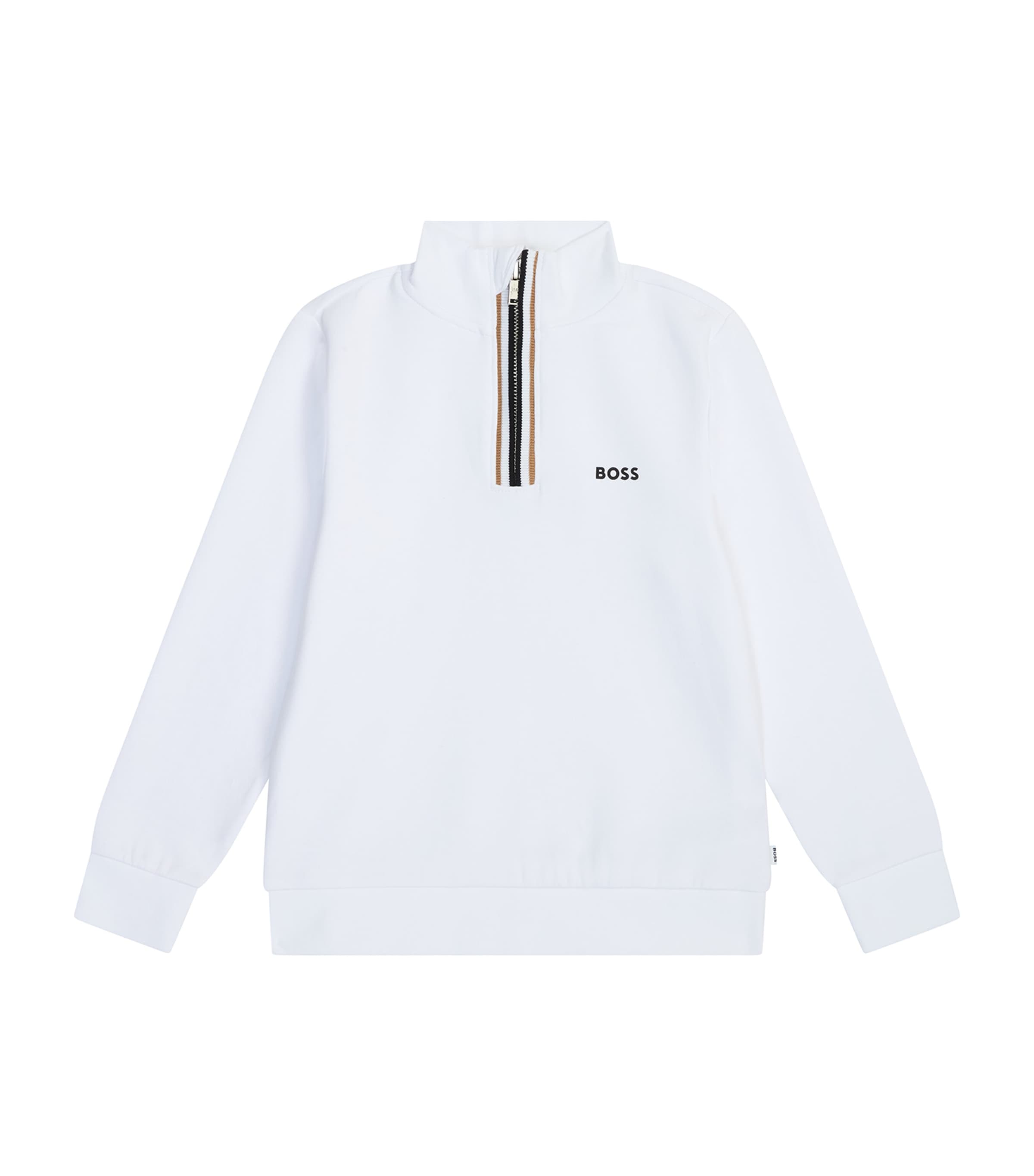 BOSS Kidswear Logo Quarter-Zip Sweatshirt (4-16 Years)
