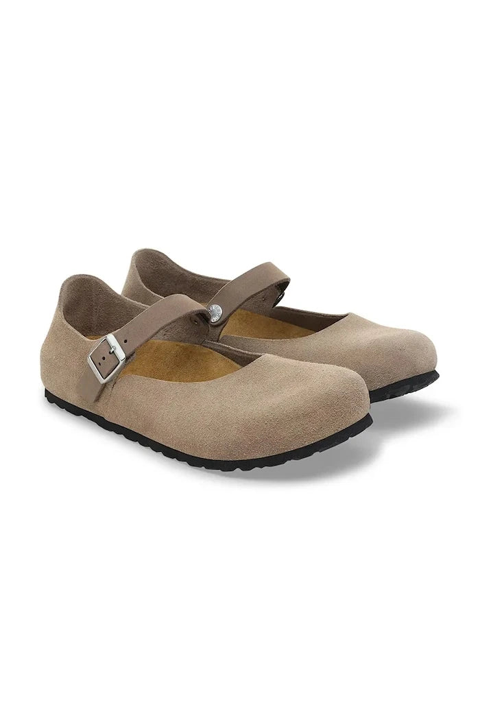 Birkenstock балеринки от велур Mantova