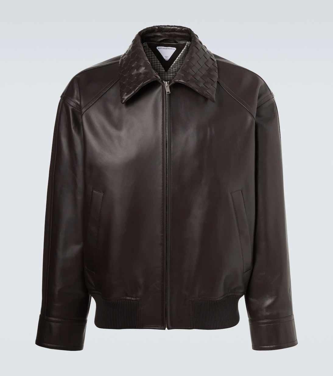 Bottega Veneta - Intrecciato leather jacket