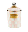 MacKenzie-Childs Medium Rosy Check Canister (12cm)