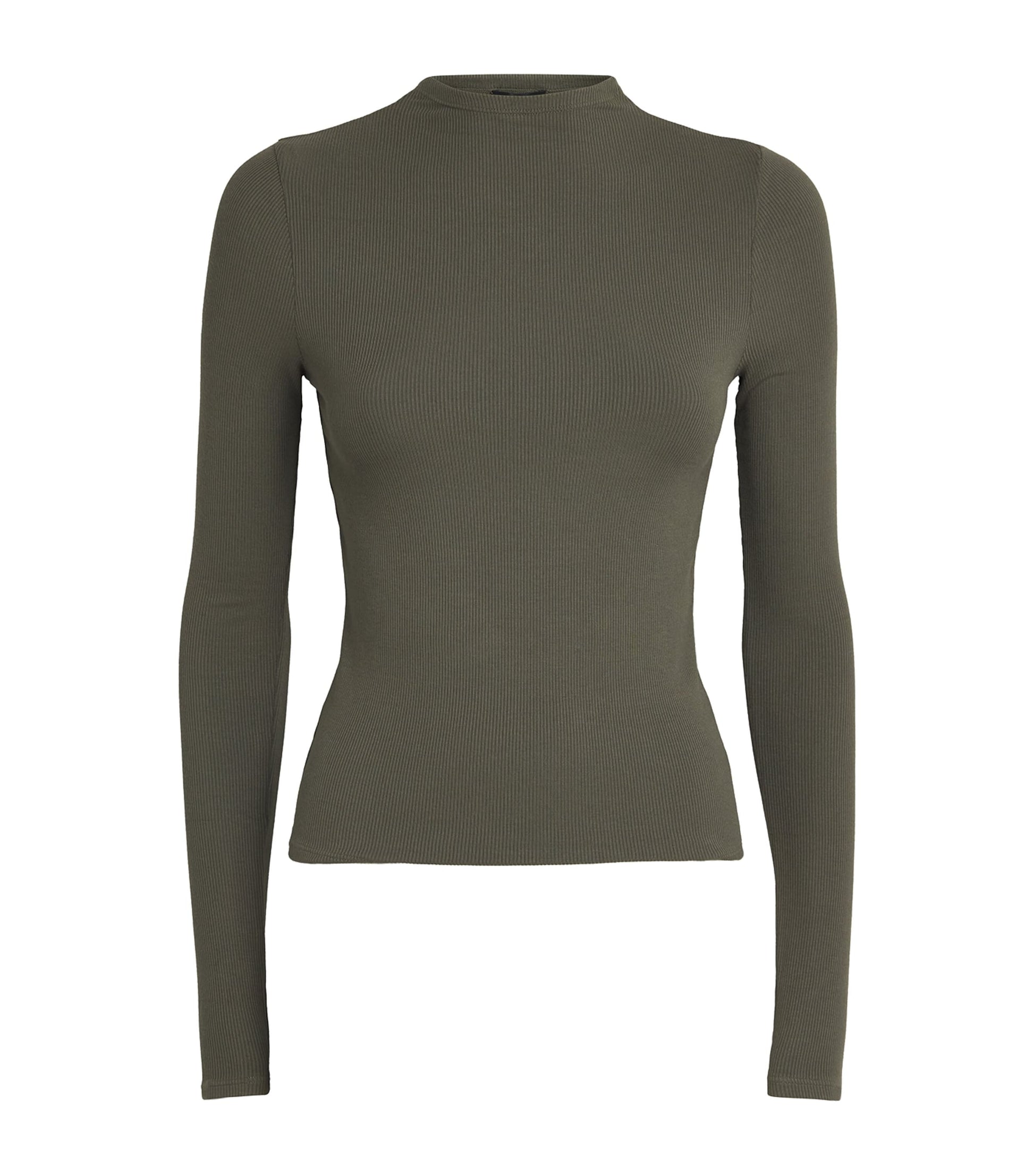 High-Neck Henrietta T-Shirt DARK ARMY