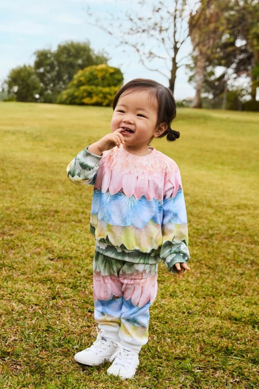 Molo - Baby Disc cotton sweatshirt and sweatpants set