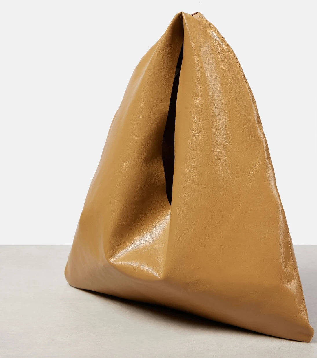 The Row - Bindle Small leather tote bag