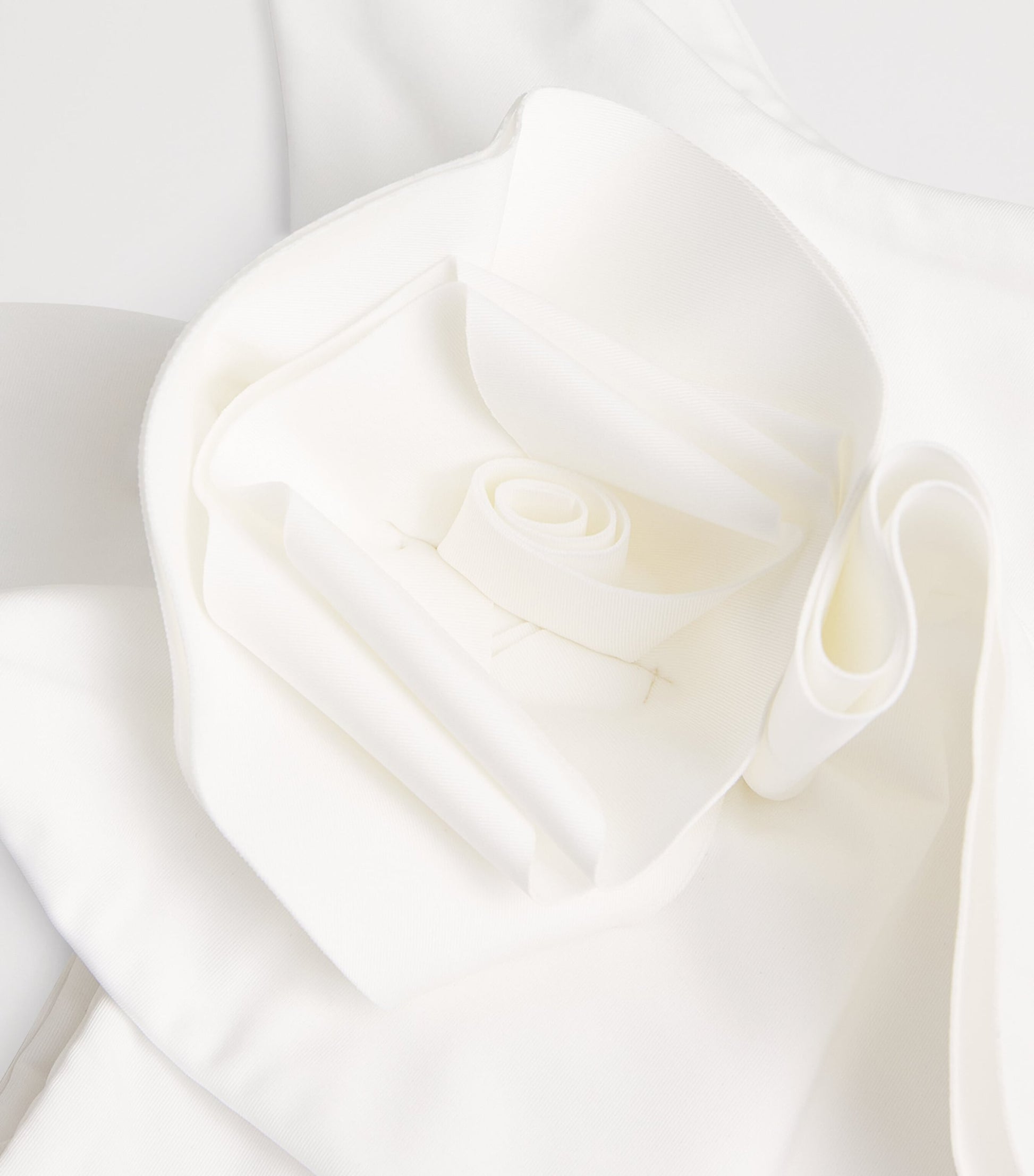 Maygel Coronel White Ruched Yojaira Halterneck Swimsuit