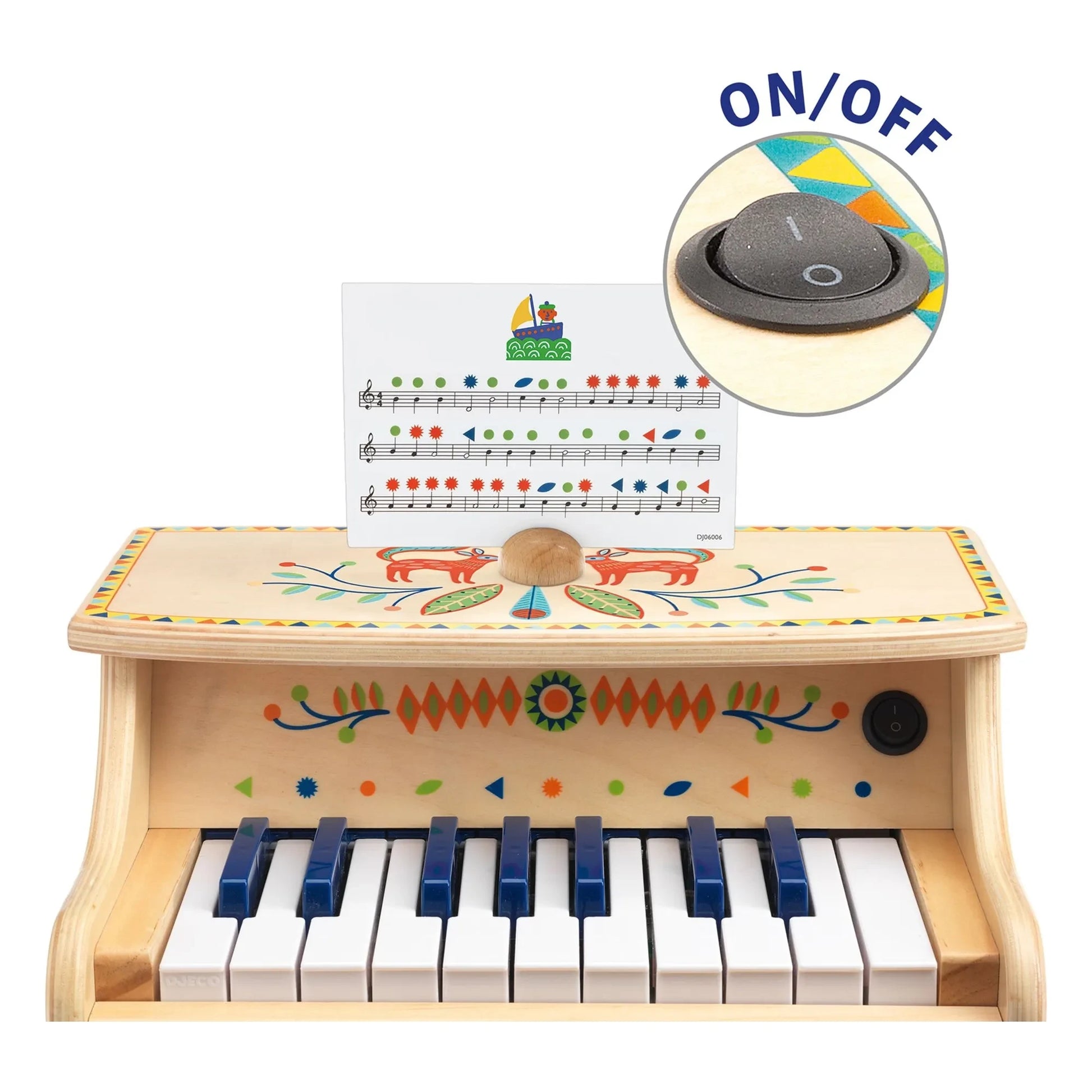 Djeco - 18 Keys Electronic Piano