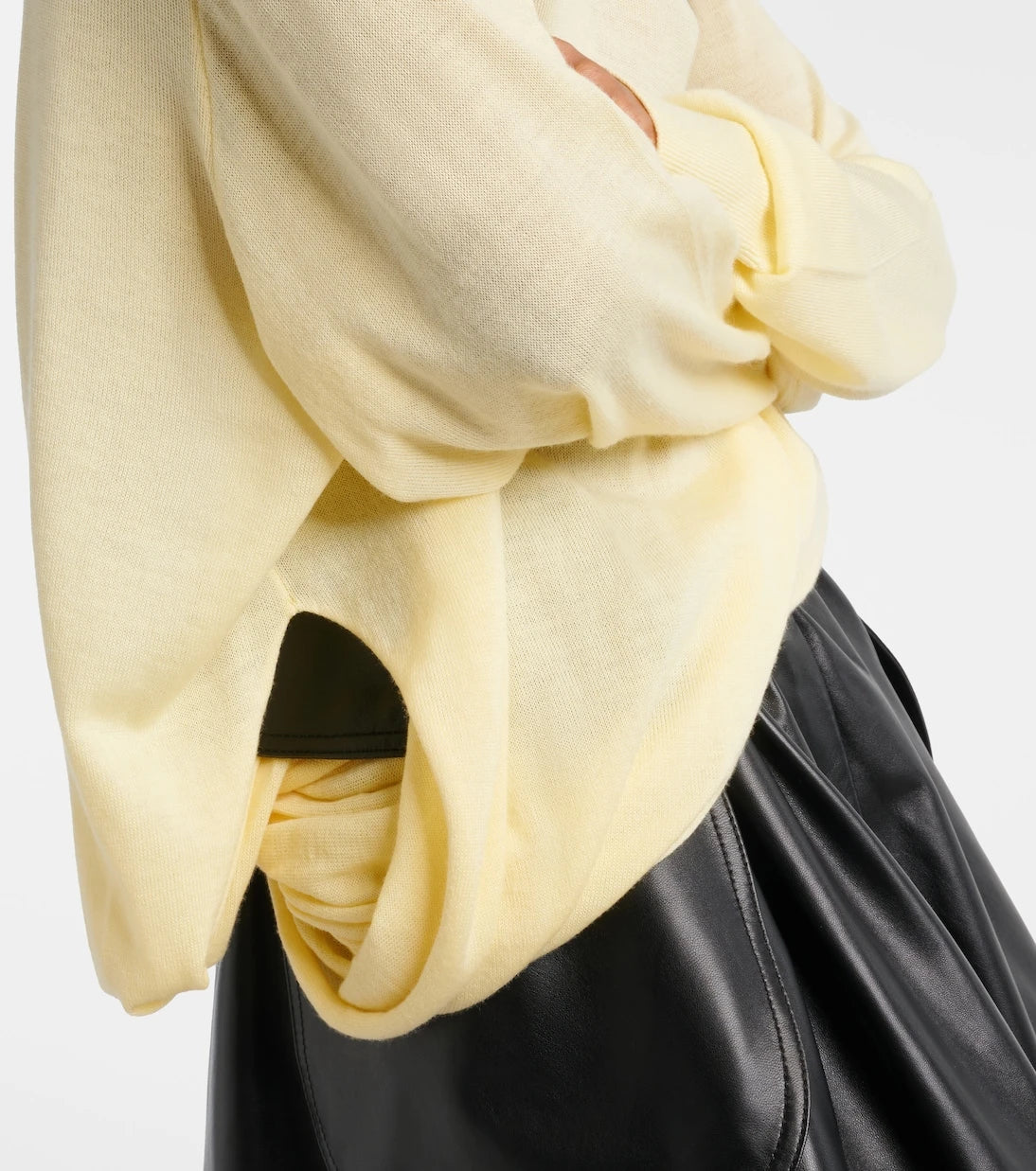 Loewe - Double L asymmetric wool sweater