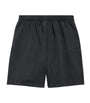 Oversized Cotton Uniform Logo Shorts
