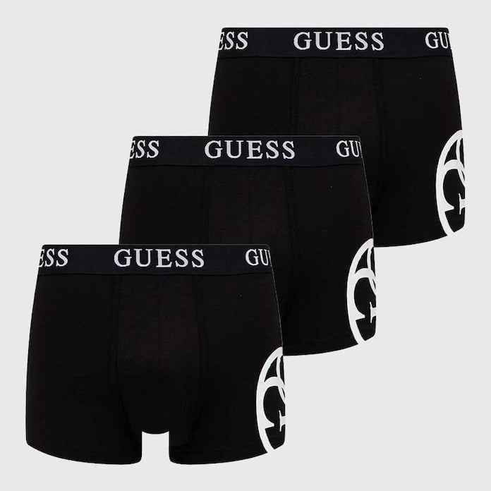 Guess pamuklu ve elastanlı erkek boxer PLACED 3'lü