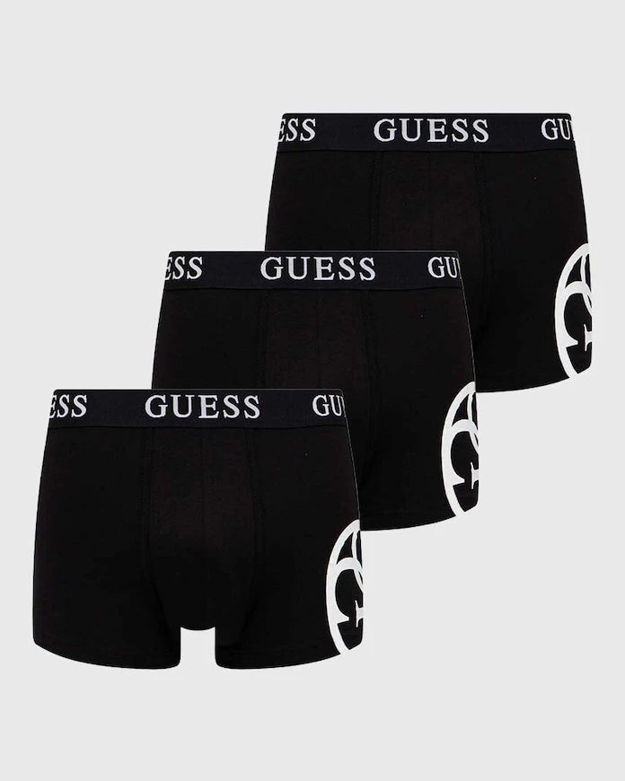 Guess pamuklu ve elastanlı erkek boxer PLACED 3'lü