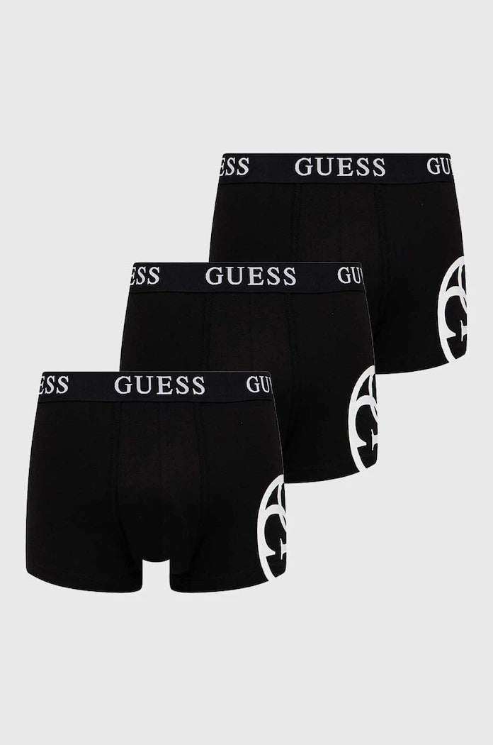Guess pamuklu ve elastanlı erkek boxer PLACED 3'lü