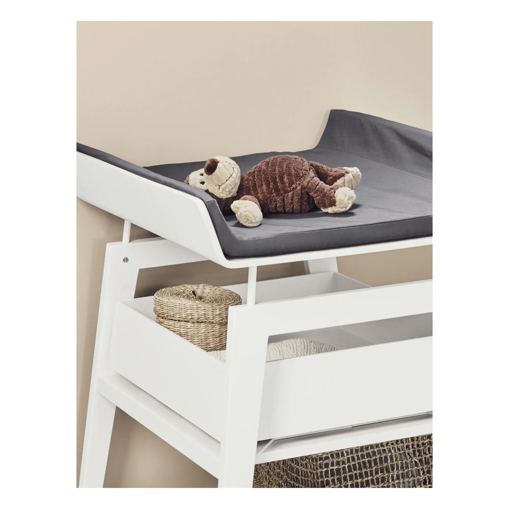 Leander - Changing Pad Cover | Grey