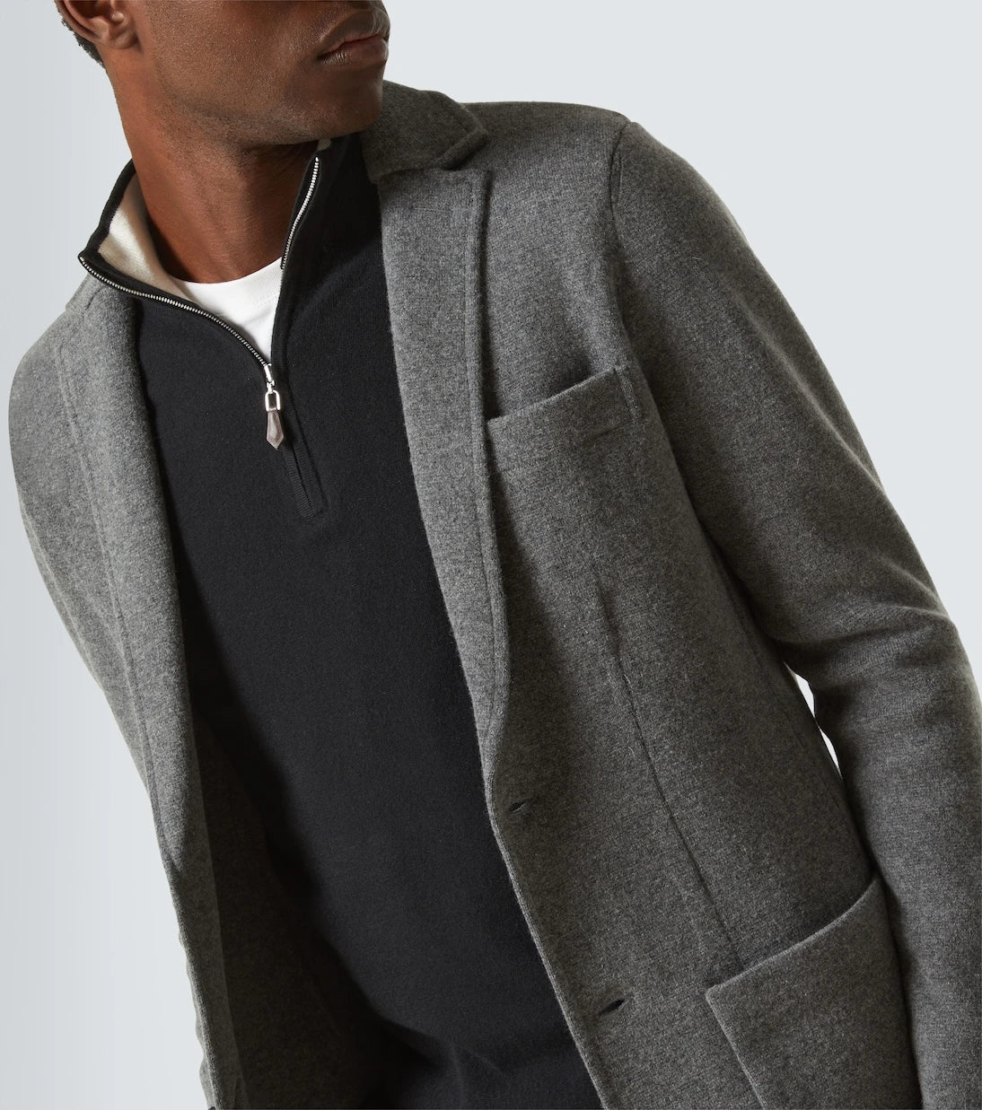Arch4 - Mr Poole wool and cashmere cardigan