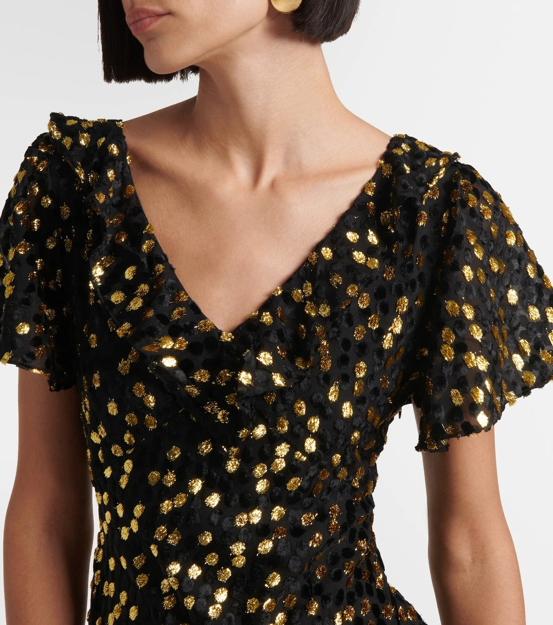 Rixo - Amelle embellished tiered maxi dress