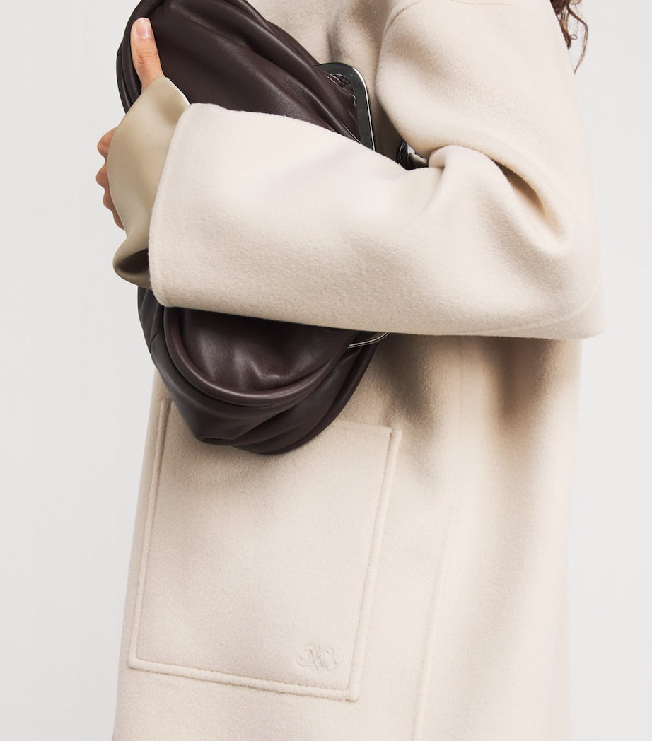 MAX&Co. White Wool-Blend Jacket