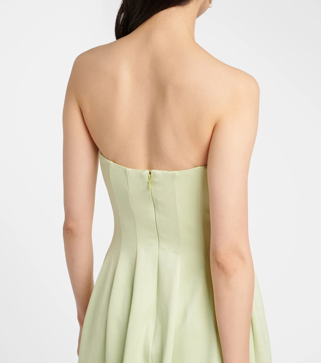 Simkhai - Sandrine gathered jersey bustier gown