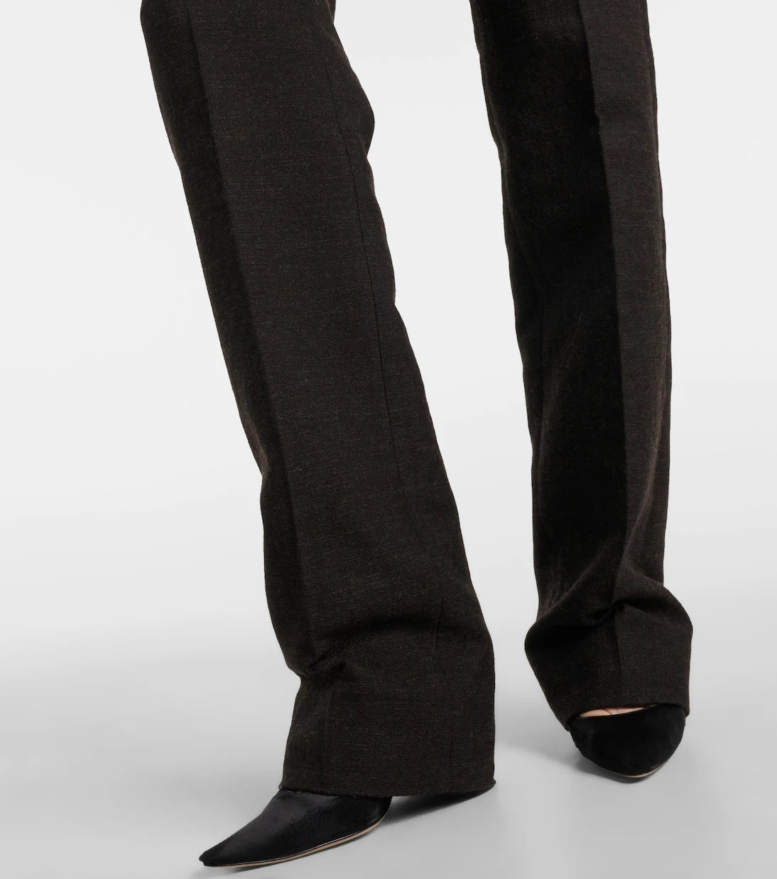 The Row - Selvie cotton-blend straight pants
