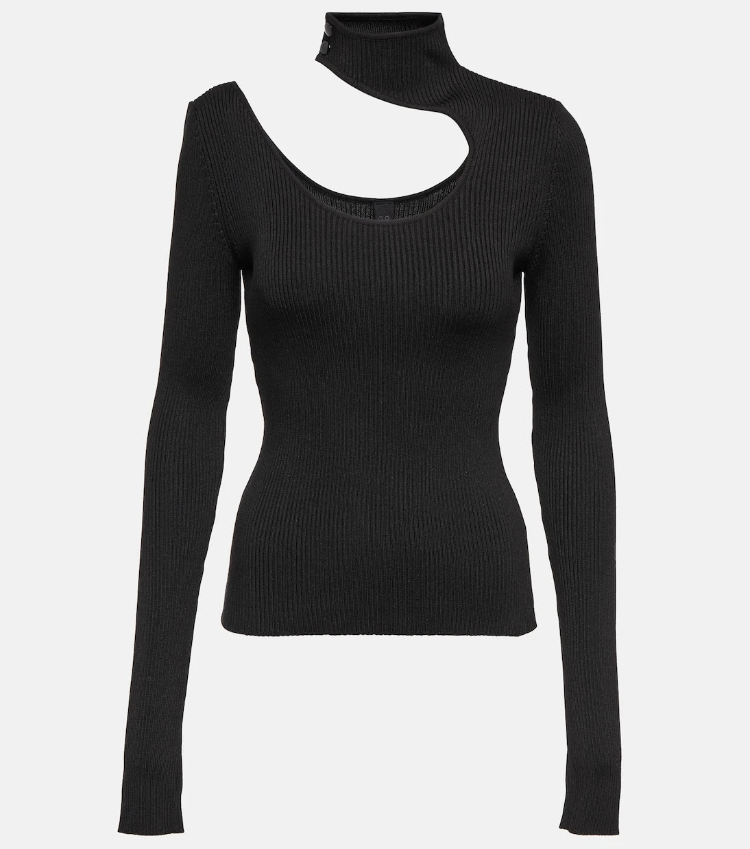 Petar Petrov - Fiz cutout ribbed-knit silk top
