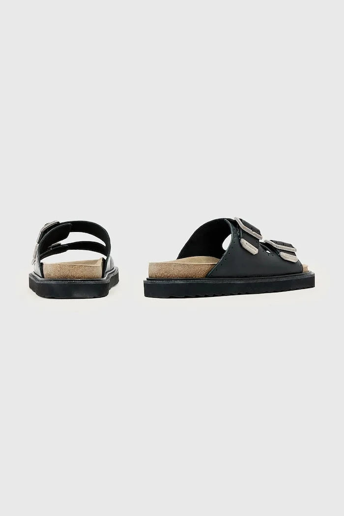 Велурени чехли AllSaints Randal Sandal