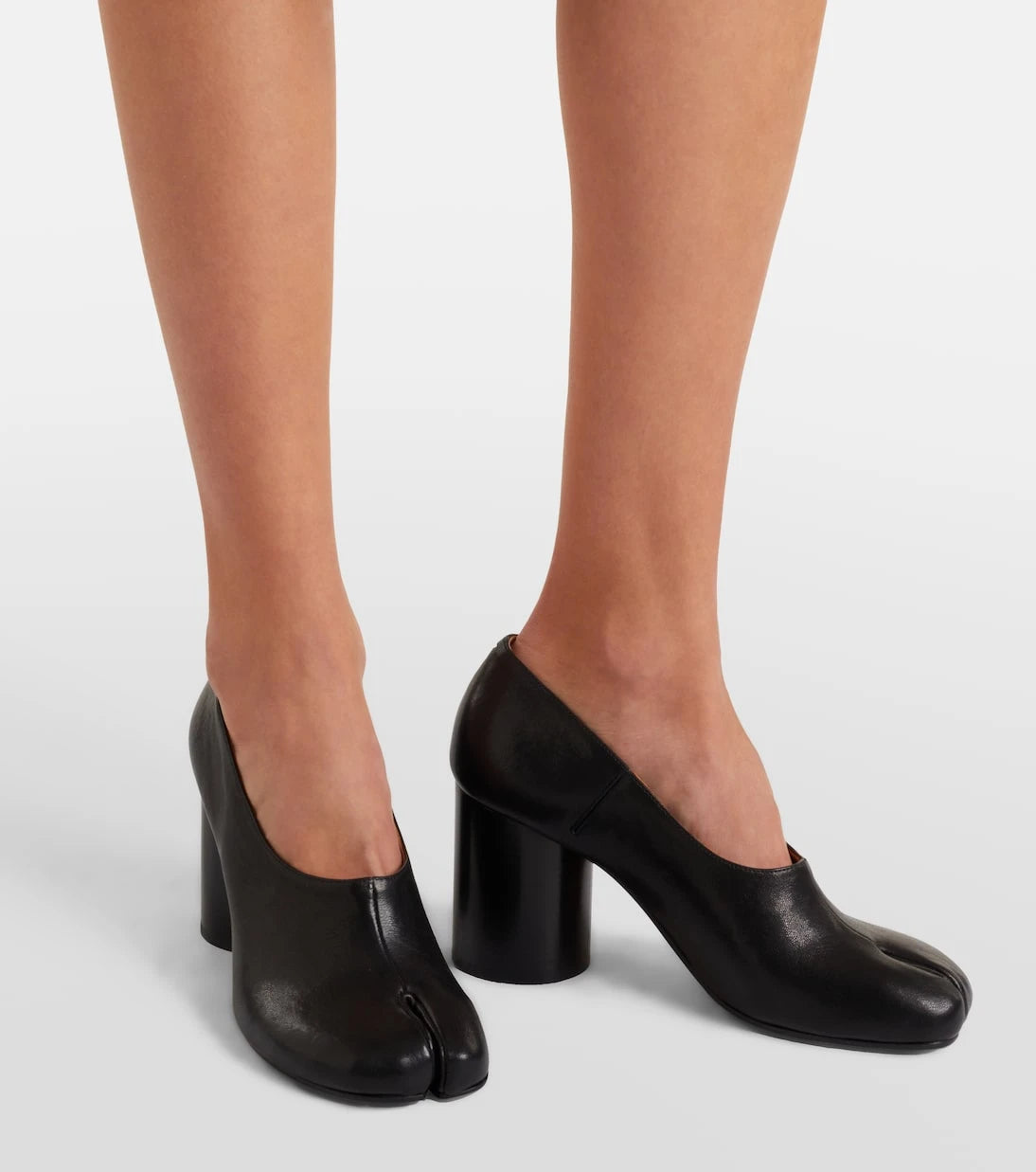 Maison Margiela - Tabi 80 leather pumps