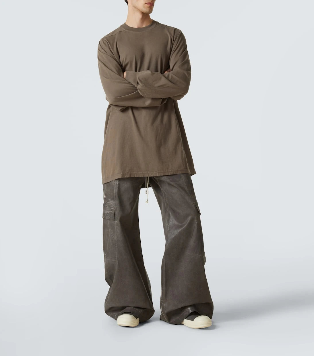 Rick Owens - Boat denim slip-on sneakers