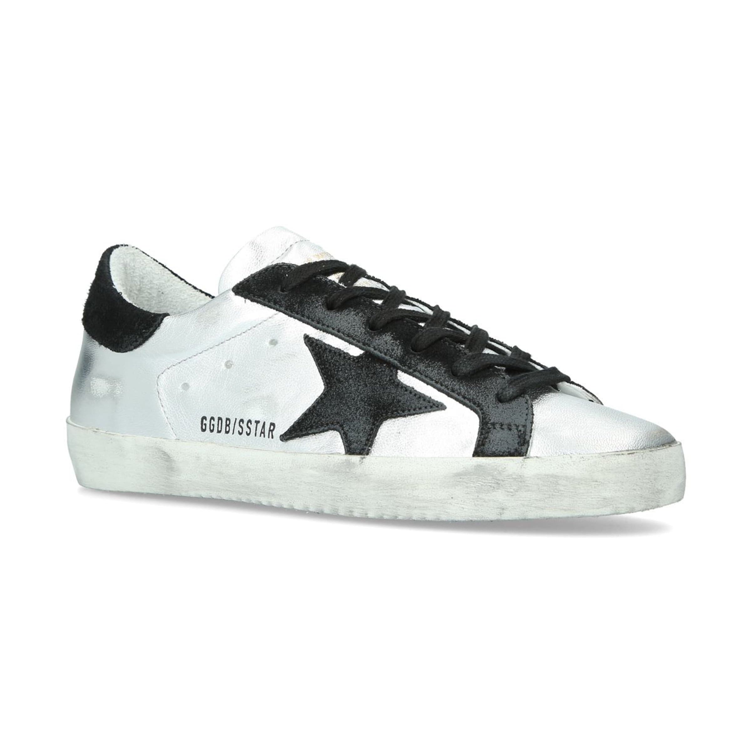 Golden Goose Silver Superstar A8 Sneakers