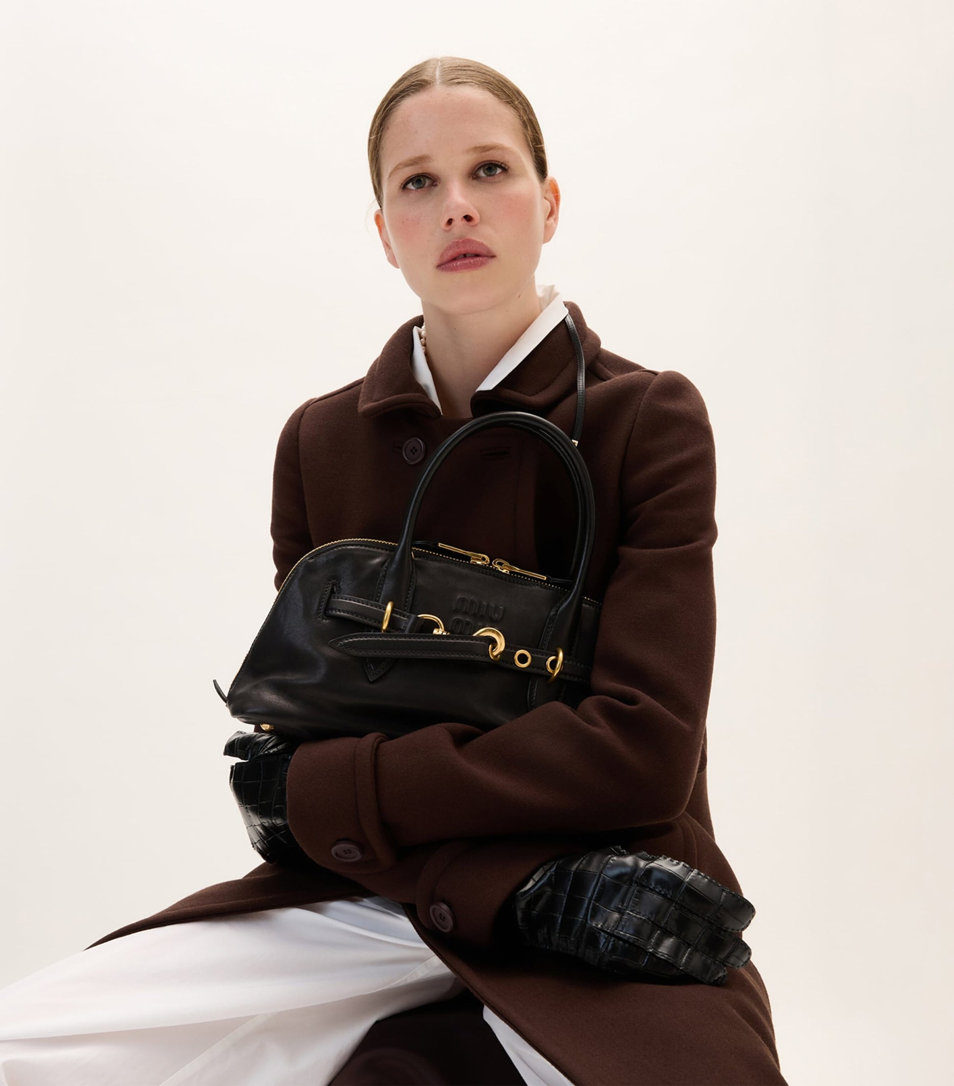 Black Aventure Top-Handle Bag