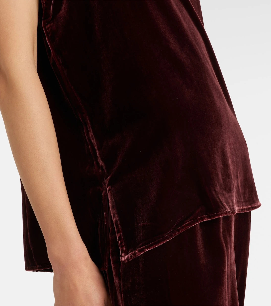 Asceno - Trento velvet tank top