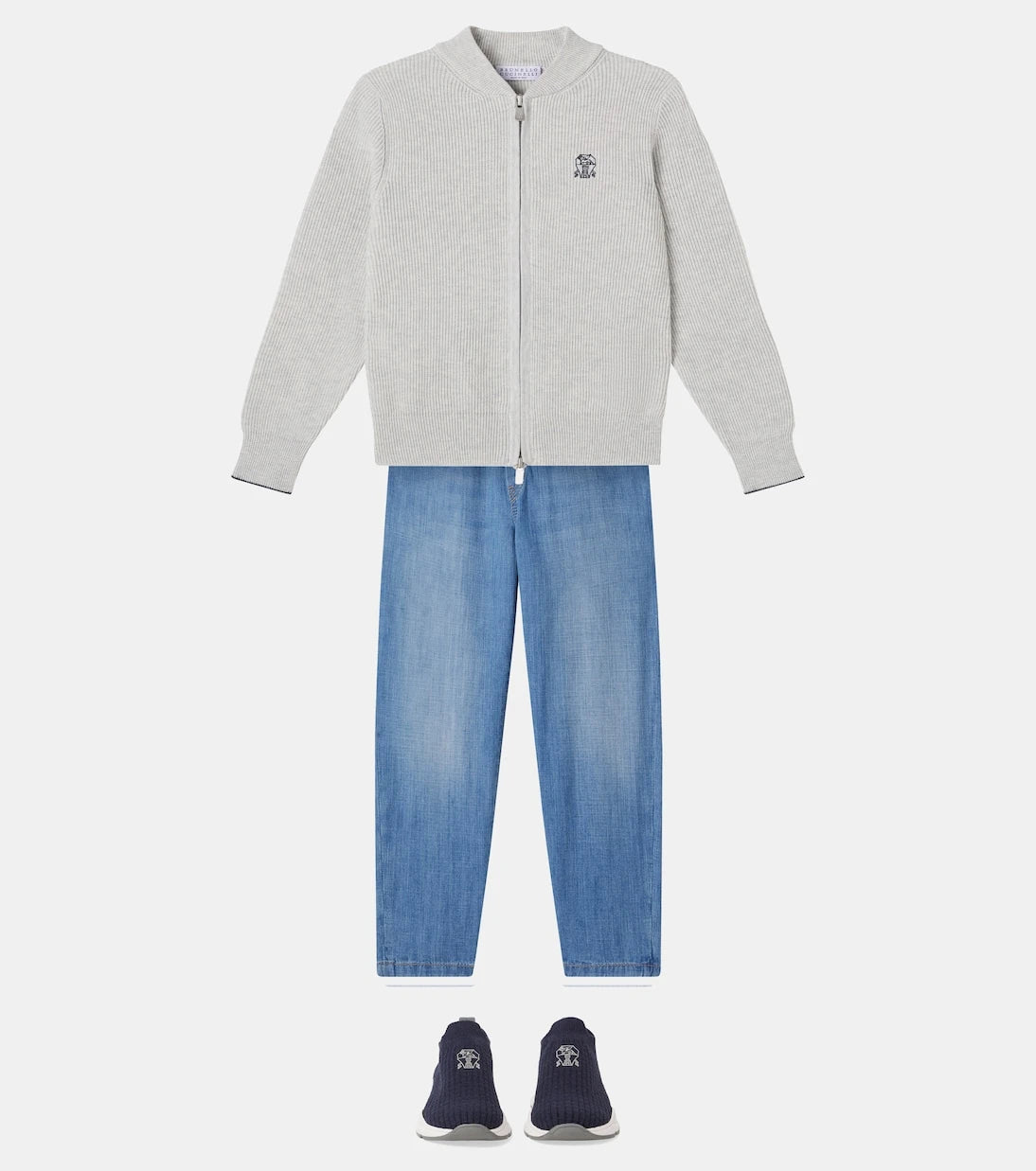 Brunello Cucinelli Kids - جينز بقصة مستدقة