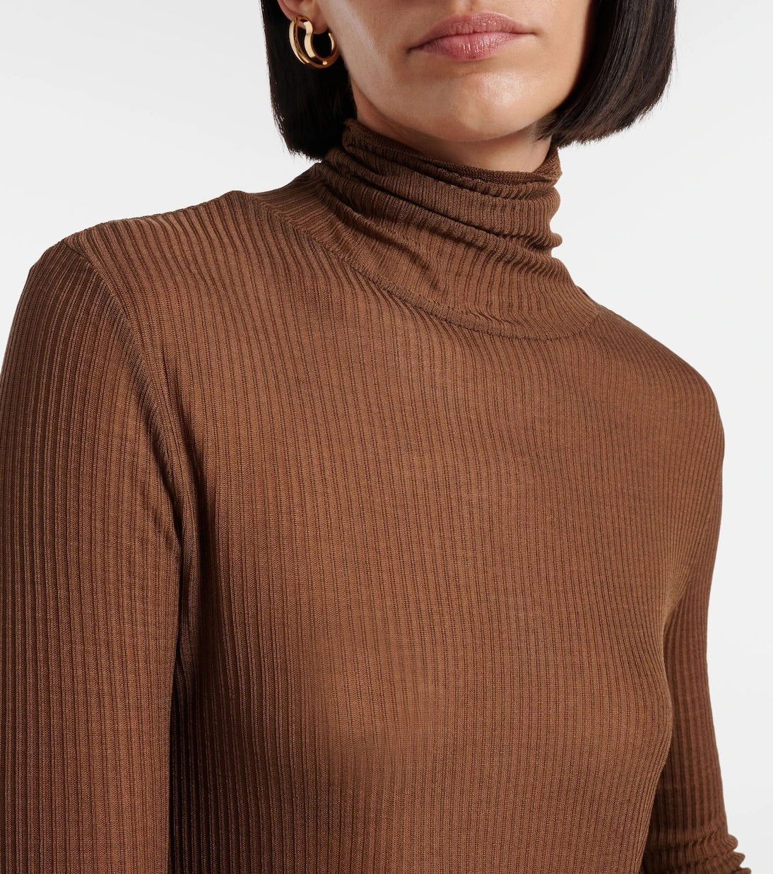 Lemaire - Ribbed-knit turtleneck top