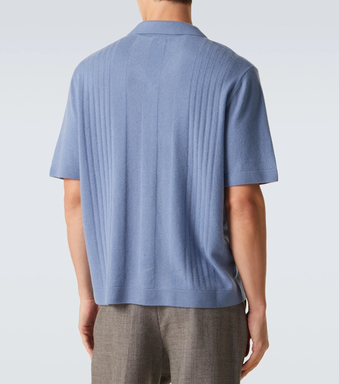 Le Kasha - Gerone knitted cashmere polo shirt