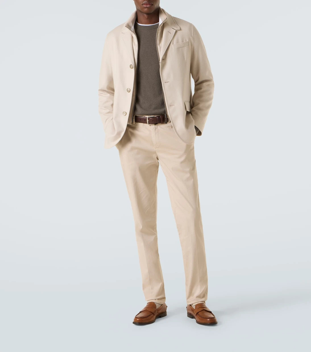 Herno - Layered silk and cashmere blazer