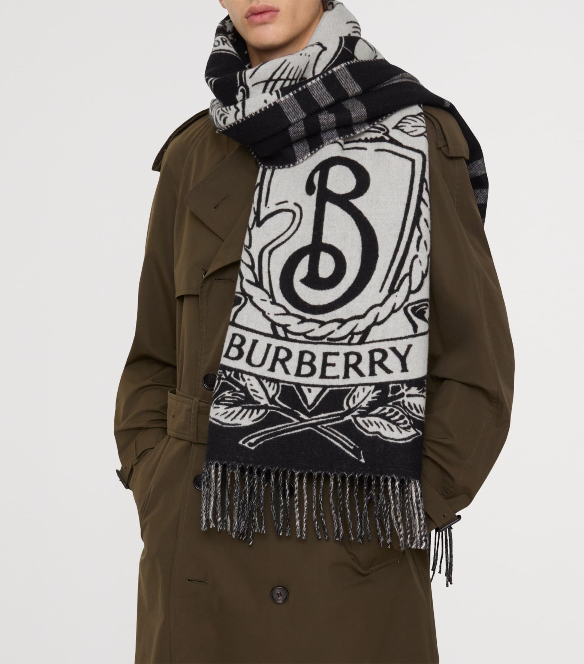 Cashmere Reversible Stormy Knight Scarf