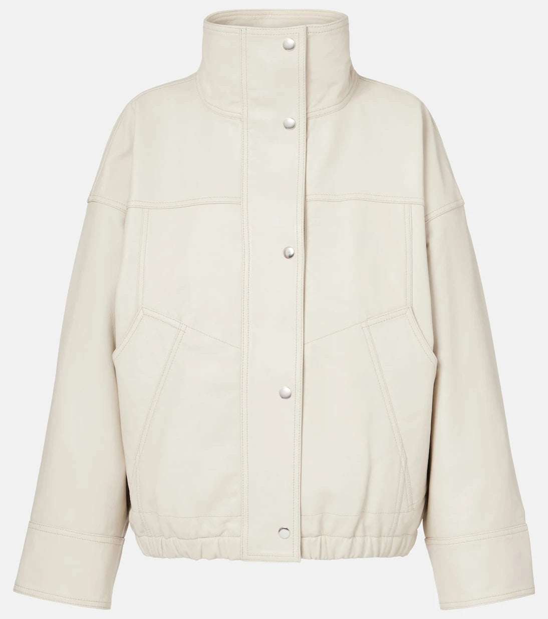 Róhe - Leather bomber jacket