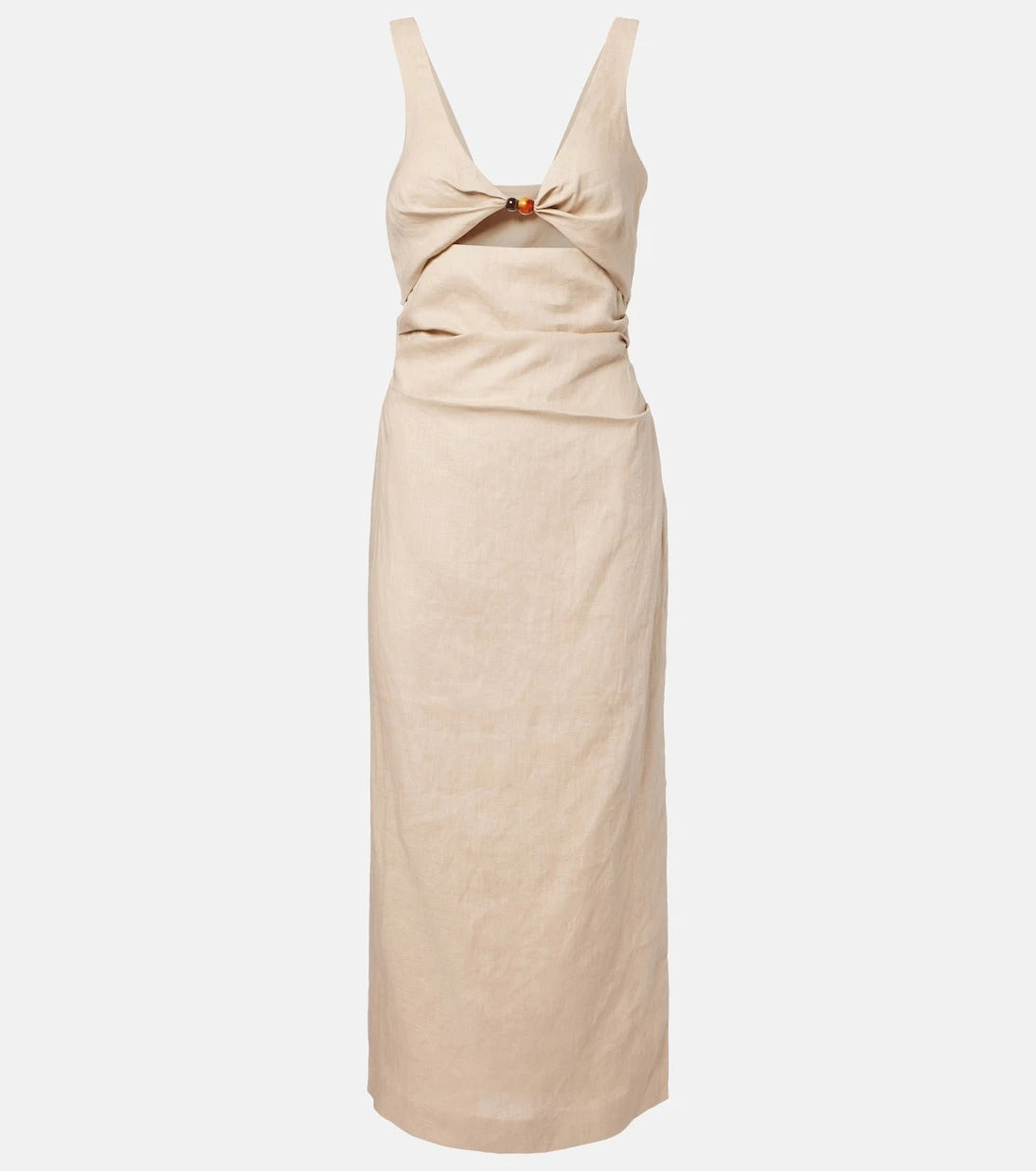 SIR - Moretti cutout linen midi dress