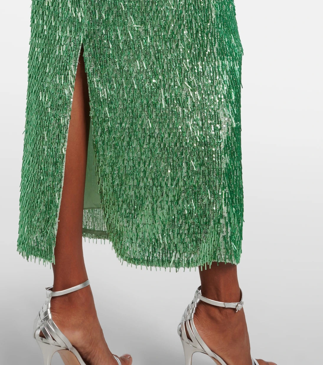 Erdem - Beaded off-shoulder midi dress