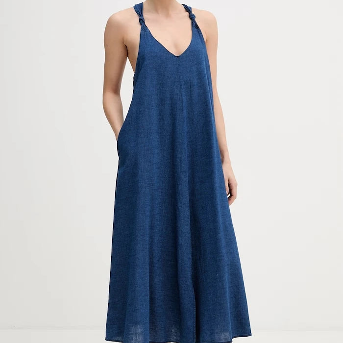 Памучна рокля Dkny