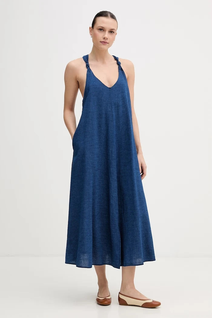 Памучна рокля Dkny