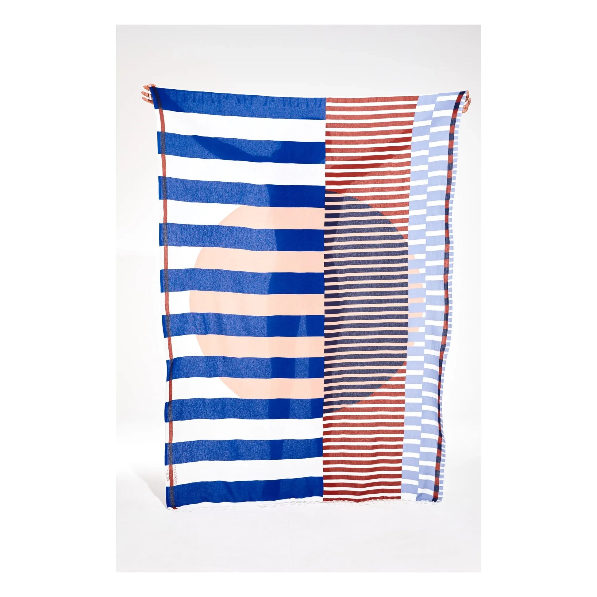 Mapoésie - Beach towel Sol | Blue