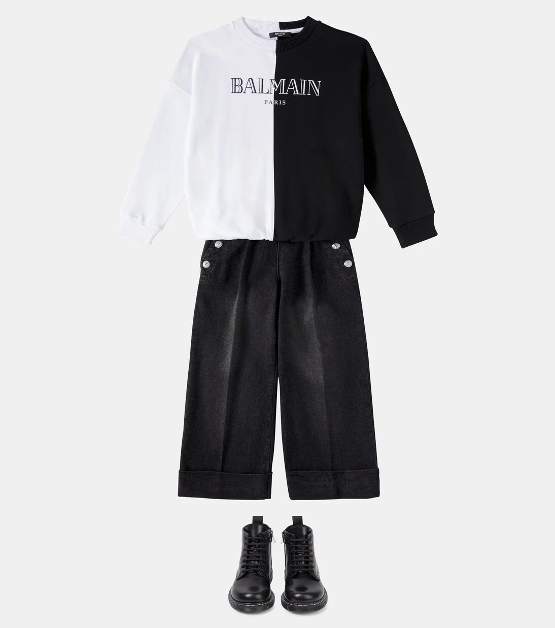 Balmain Kids - سويت شيرت قطني