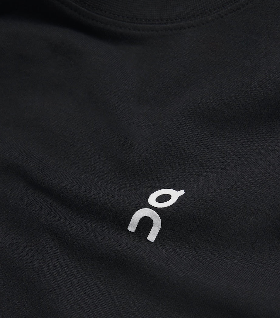 Black Organic Cotton Club Logo T-Shirt