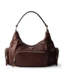 Prada Medium Washed Leather Shoulder Bag
