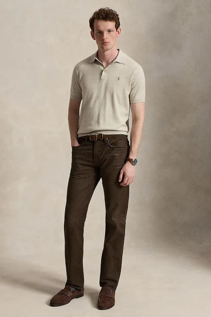 Polo Ralph Lauren Erkek Pamuk Kısa Kollu Kazak