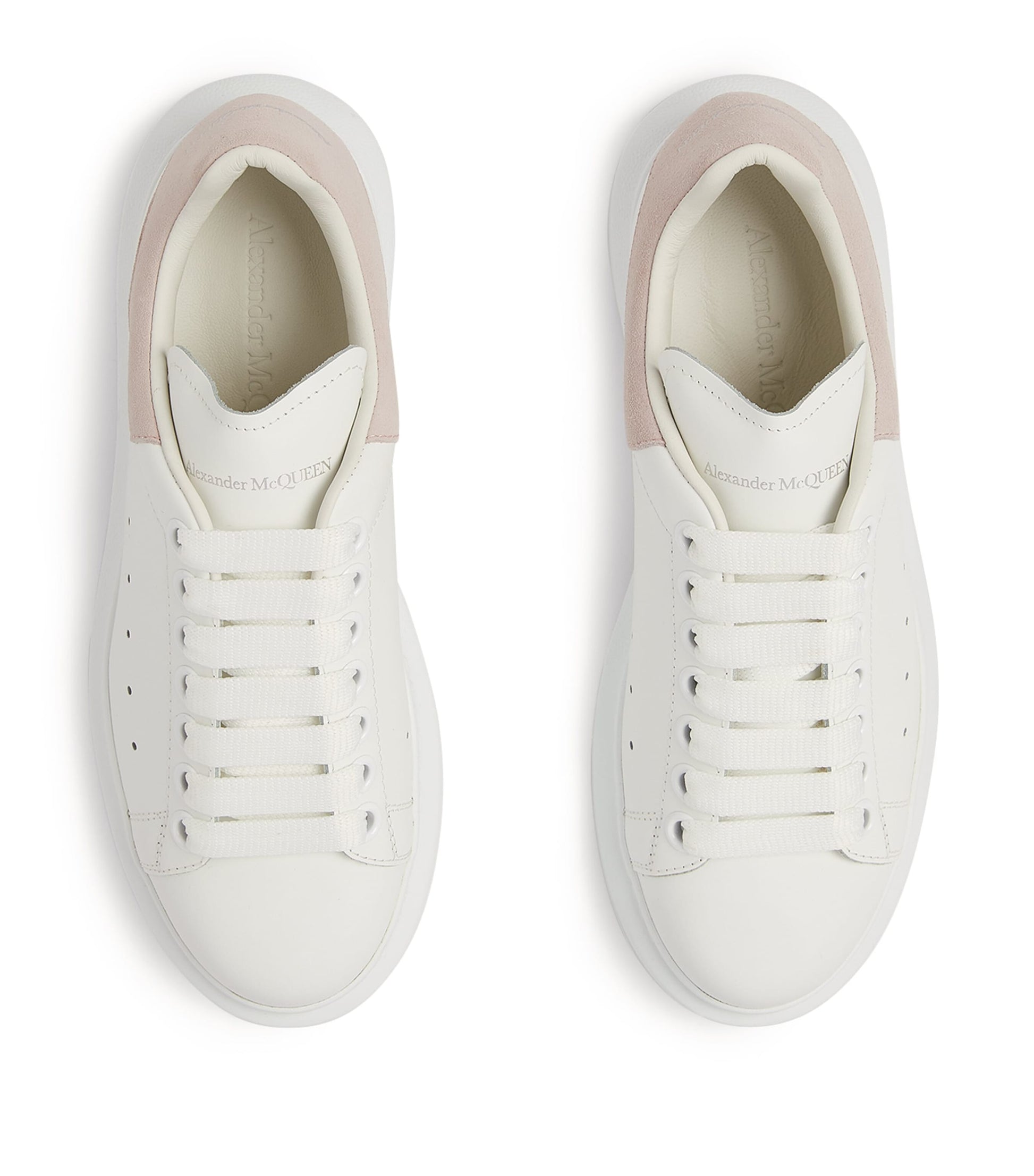 McQueen White Leather Oversized Sneakers