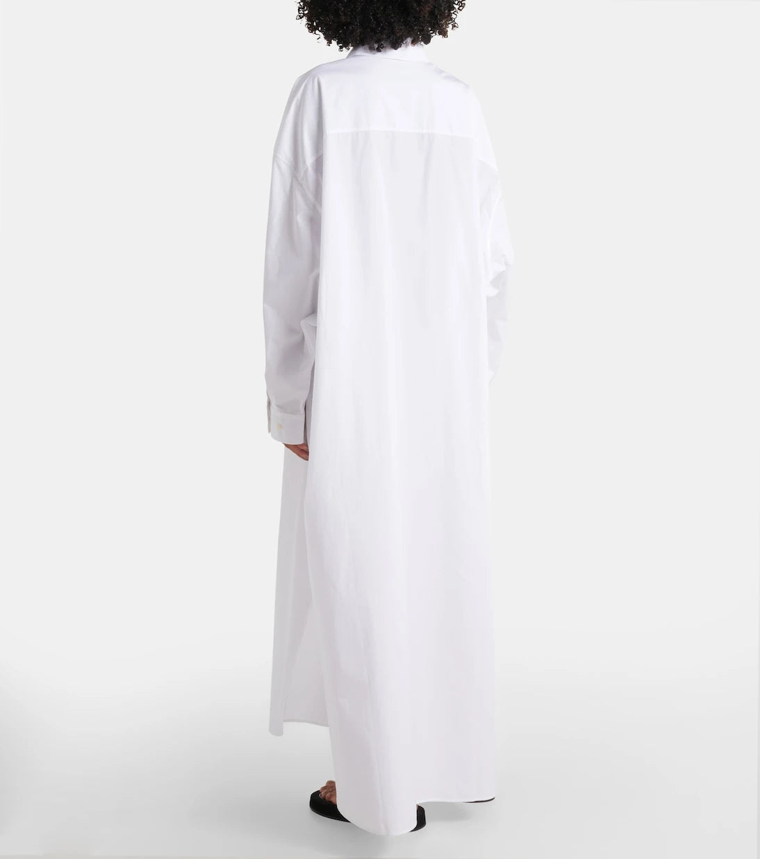 Wardrobe.NYC - فستان قميص قطني كبير الحجم