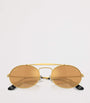 Ray-Ban Gold RB3775M Metal Oval Sunglasses