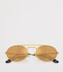 RB3775M Metal Oval Sunglasses